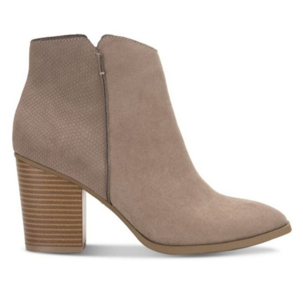 SUN & STONE GRACEYY BOOTIE SIZE 11 New in Box TAUPE Beige
